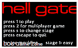 Hell Gate DOS Game