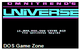 Universe DOS Game