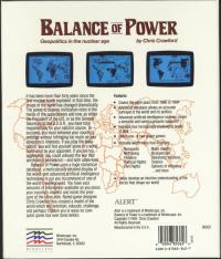Balance Of Power Box Artwork Back