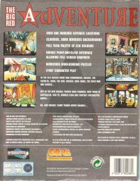 Big Red Adventure Box Artwork Back