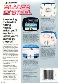 Blades of Steel Box Artwork Back