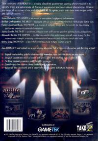 Bureau 13 Box Artwork Back