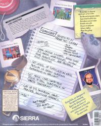 Castle Of Dr Brain Box Artwork Back