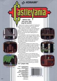 Castlevania Box Artwork Back