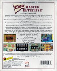 Clue- Master Detective Box Artwork Back