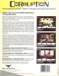 Corruption Box Artwork Back