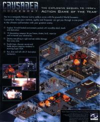 Crusader No Regret Box Artwork Back