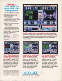 Day of the Viper Box Artwork Back