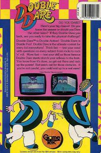 Double Dare Box Artwork Back