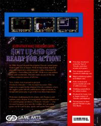 Fire Hawk- Thexder - The Second Contact Box Artwork Back