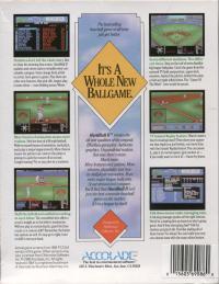 HardBall II Box Artwork Back