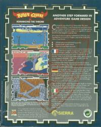 King's Quest II- Romancing the Throne Box Artwork Back