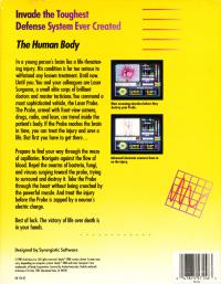 Laser Surgeon- The Microscopic Mission Box Artwork Back