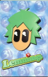 Lemmings 3D Box Artwork Front