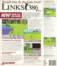 Links 386 Pro Box Artwork Back
