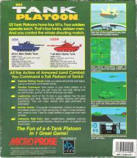 M1 Tank Platoon Box Artwork Back