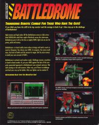 Metaltech Battledrome Box Artwork Back