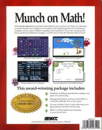 Number Munchers Box Artwork Back