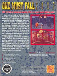 One Must Fall 2097 Box Artwork Back