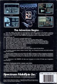 Orbiter Box Artwork Back