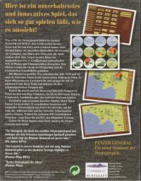 Panzer General Box Artwork Back
