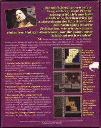 Prophecy Of The Shadow Box Artwork Back