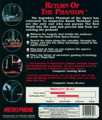 Return Of The Phantom Box Artwork Back