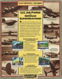 Secret Weapons Of The Luftwaffe Box Artwork Back