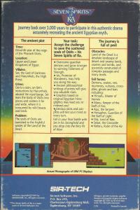 Seven Spirits Of Ra Box Artwork Back