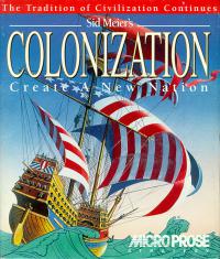 Sid Meiers Colonization Box Artwork Front