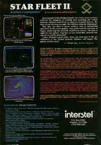 Star Fleet II- Krellan Commander Box Artwork Back