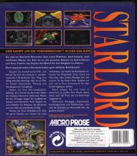 Starlord Box Artwork Back