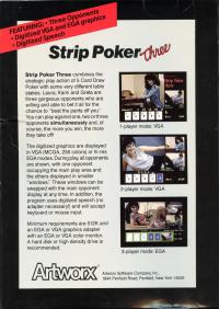 Strip Poker III Box Artwork Back
