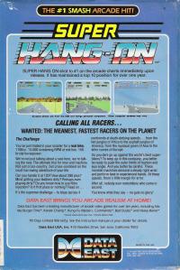 Super Hang On Box Artwork Back