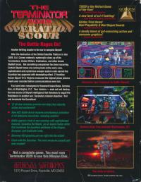 Terminator 2029 Operation Scour Box Artwork Back