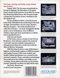 Train- Escape to Normandy Box Artwork Back