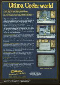 Ultima Underworld The Stygian Abyss Box Artwork Back