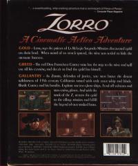 Zorro Box Artwork Back