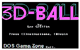 3D-Ball DOS Game