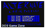 Alternate Logic Puzzles DOS Game