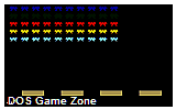 Assembly Invaders DOS Game
