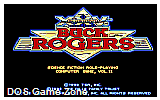 Buck Rogers Matrix Cubed DOS Game