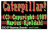 Caterpillar! DOS Game