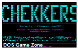 Chekkers DOS Game