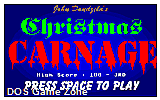 Christmas Carnage DOS Game