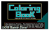 Coloring Book DOS Game