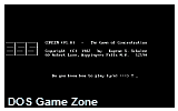 CONSEN - The Game of Concentration DOS Game