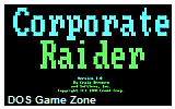 Corporate Raider - The Pirate of Wall Street DOS Game