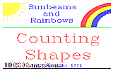 Couting Shapes DOS Game