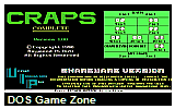 Craps Complete DOS Game